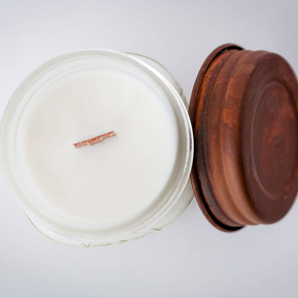 Apple Cider Donut Wood Wick Candle | 12 oz