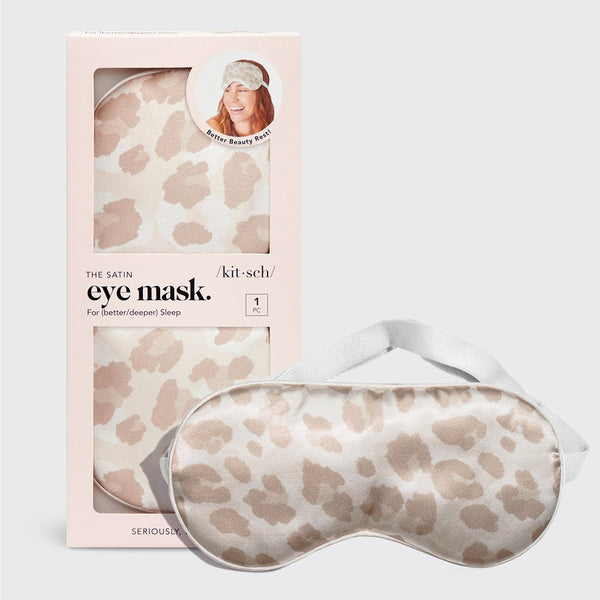 Leopard Satin Eye Mask