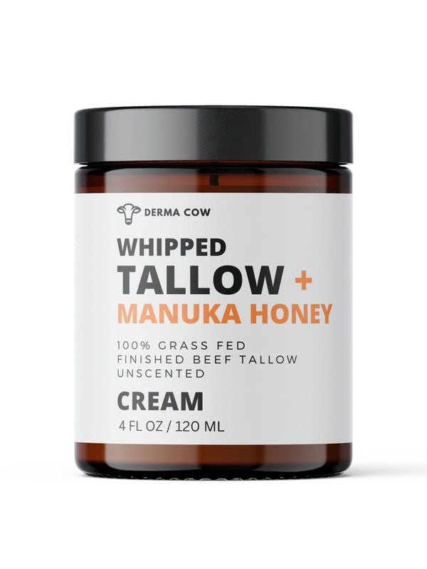 Whipped Tallow + Manuka Honey Cream