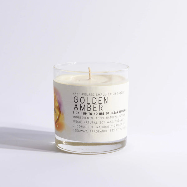 Golden Amber Candle | 7 oz