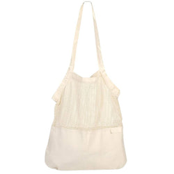 Organic Cotton Solid & Mesh Shopping Bag