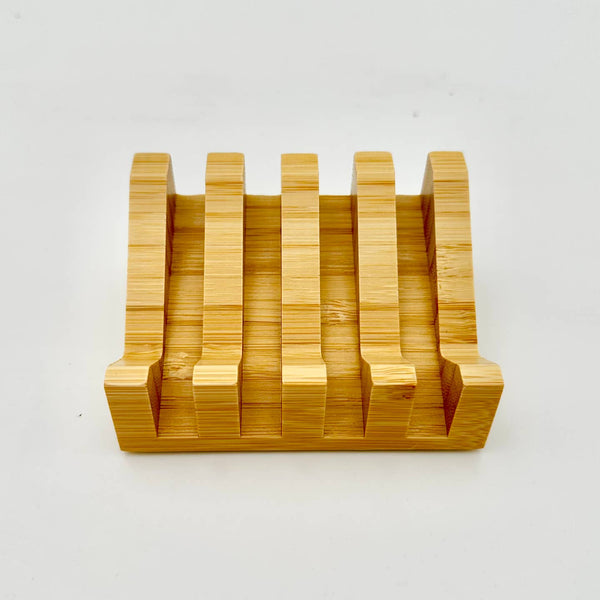 Slanted Wooden Soap Dish