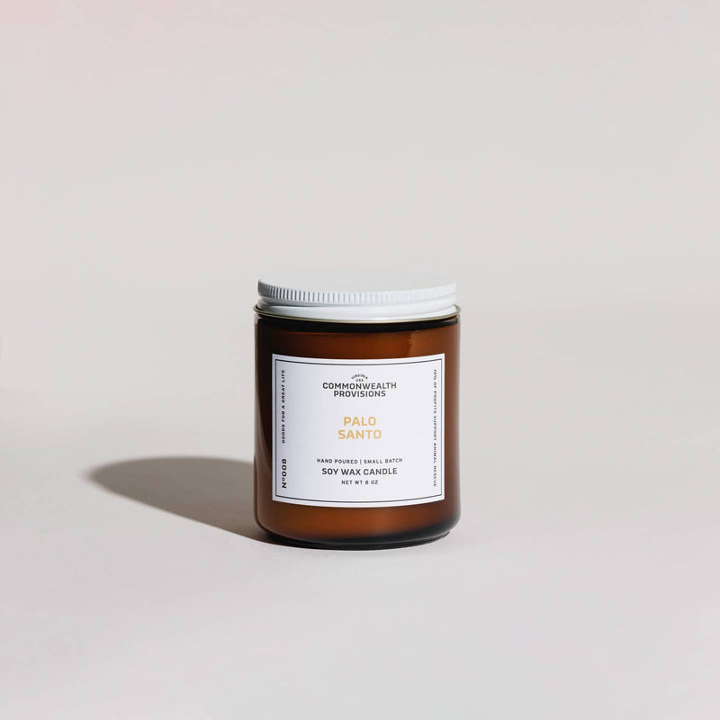 Commonwealth Provisions Soy Candle | Palo Santo