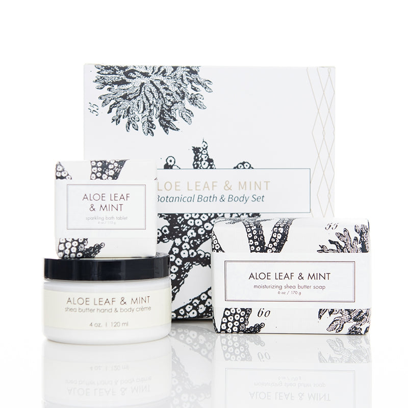 Botanical Gift Set | Aloe Leaf & Mint