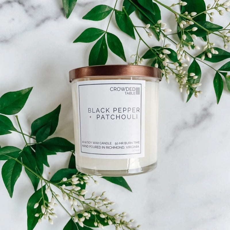 Black Pepper + Patchouli Candle