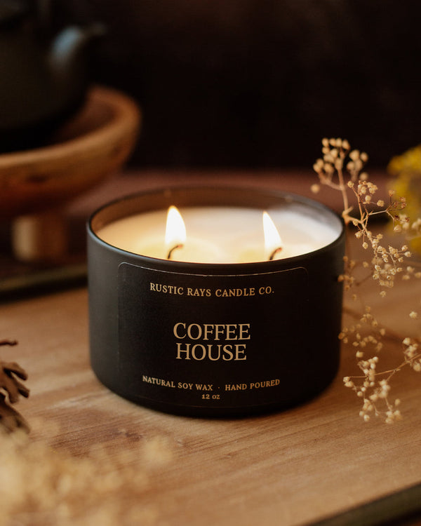 Coffee House Double Wick Soy Candle