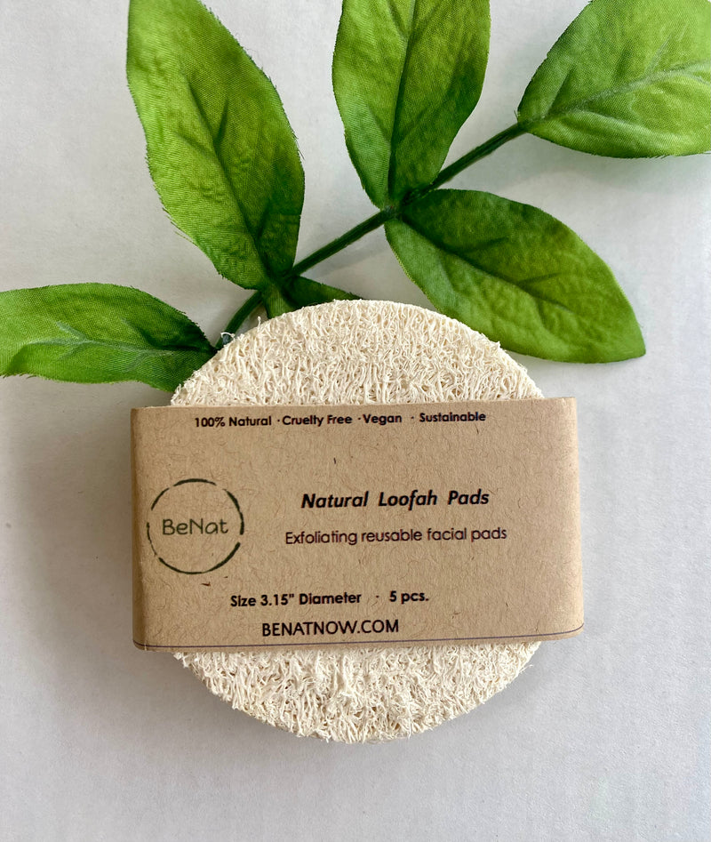 Natural Loofah Pad (5pk)