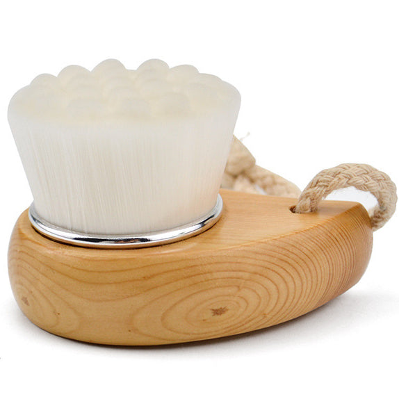 Facial Brush with Bamboo Handle