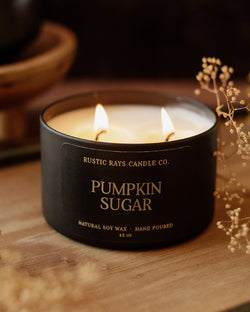 Pumpkin Sugar Double Wick Soy Candle