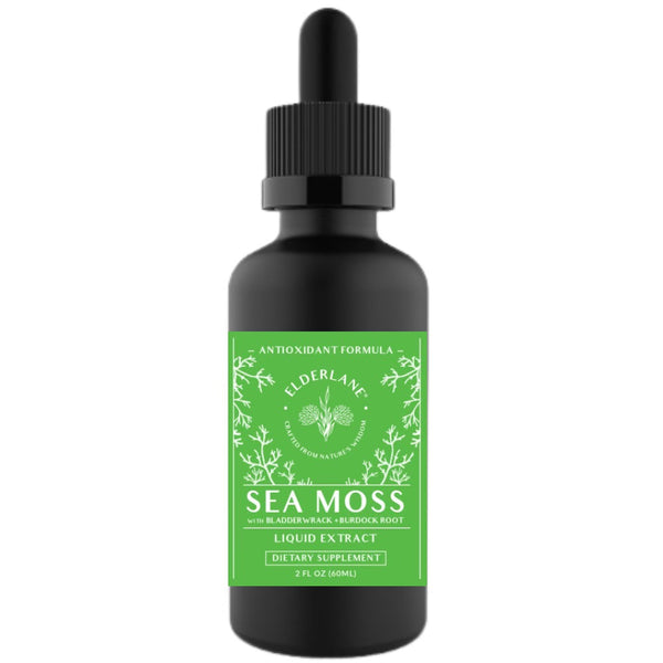 Liquid Sea Moss Extract With Bladderwrack + Burdock Root 2oz