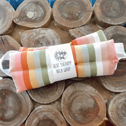 Heat Therapy Neck Wrap | Multicolor Stripes