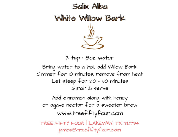 White Willow Bark Sachet