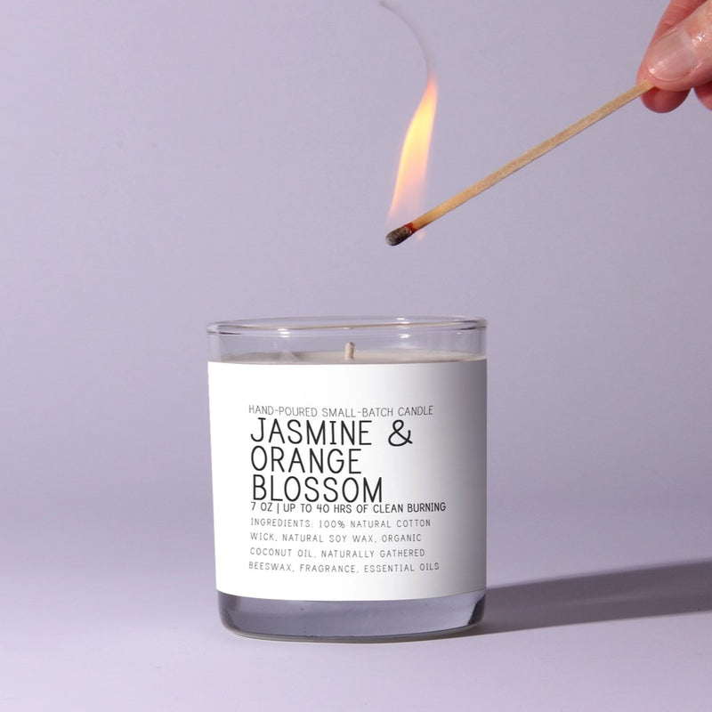 Jasmine And Orange Blossom Candle | 7 oz
