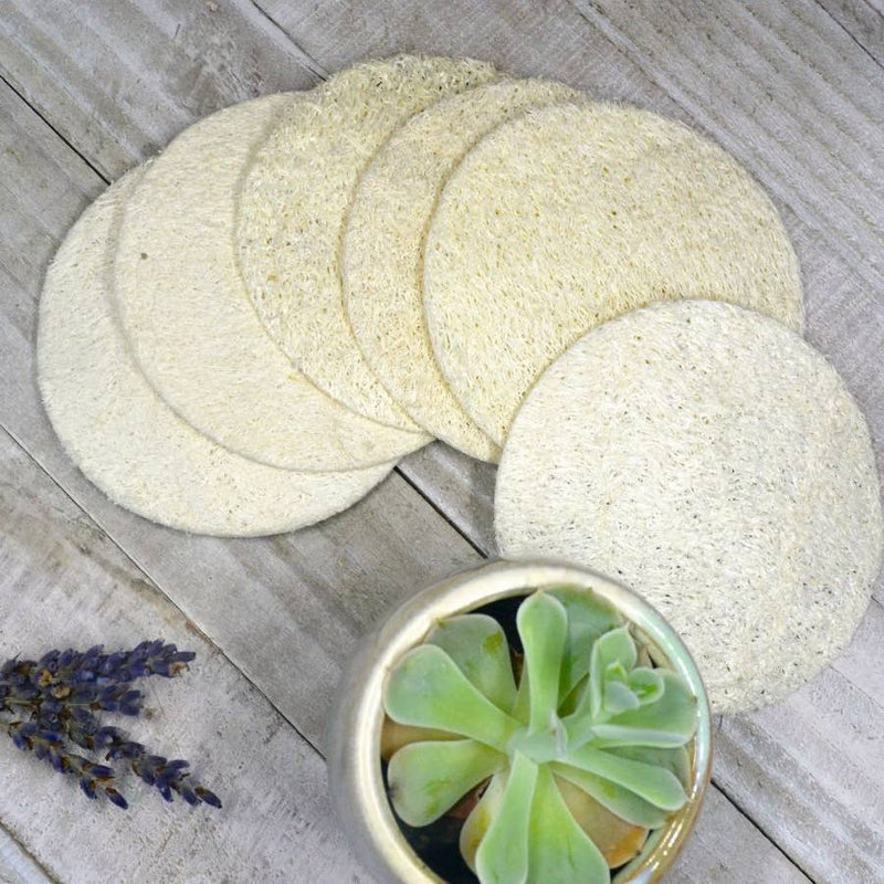 Natural Loofah Pad (5pk)