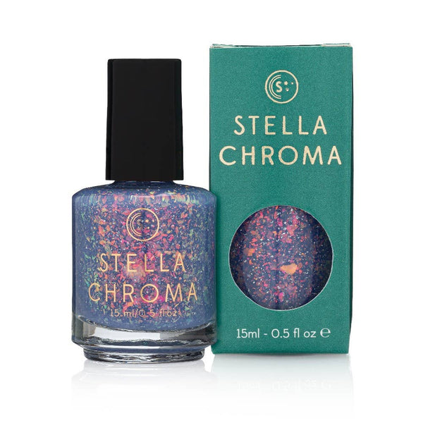 Stella Chroma Nail Polish | Silent Scream Flakie