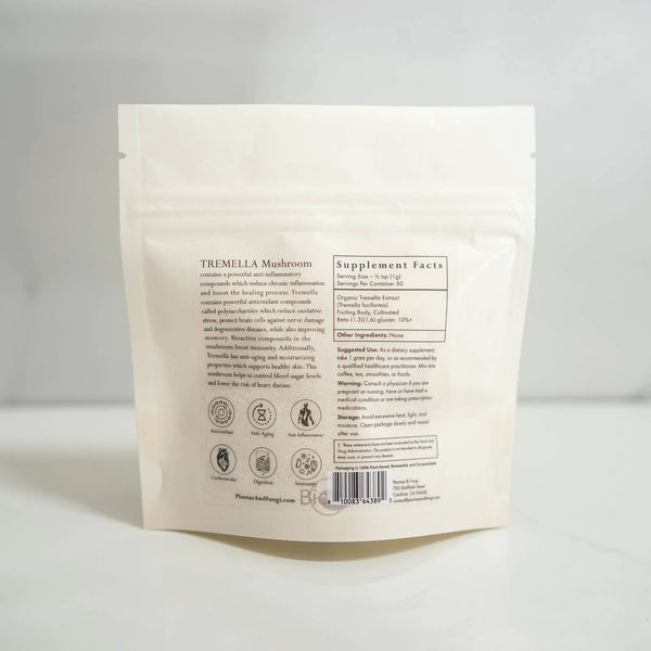 Tremella Mushroom Powder 2oz