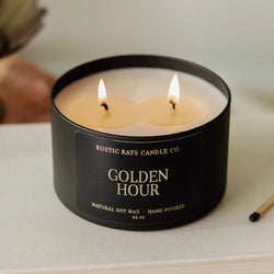 Golden Hour Double Wick Soy Candle