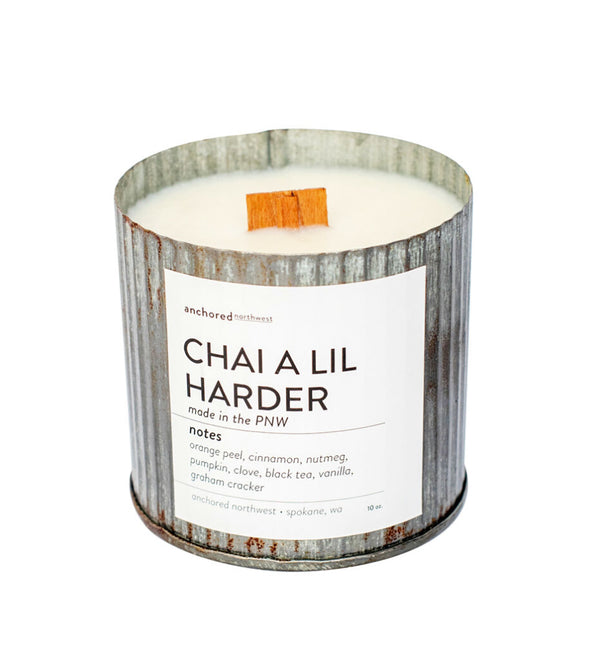 Chai A Lil Harder Rustic Farmhouse Candle